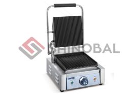 Single head top & Bottom both grooved panini grill