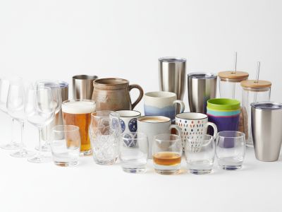 Drinkware: Glasses, Mugs & Tumblers